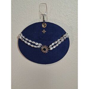 NWT Faux Pearl Choker Necklace Renaissance Boho Formal Jewelry